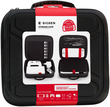 Etui do przechowywania Big Ben Storage Case Nintendo Switch Lite/OLED Black (3499550358957)