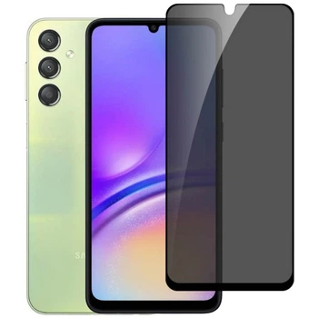 Захисне скло Fiji Privacy для Samsung Galaxy A24 (A245) антишпигун Anti-Dust повне проклеювання чорний