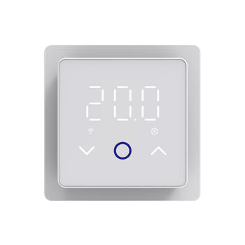 Программируемый терморегулятор In-Therm PWT 029 Wi-Fi белый матовый с выносным датчиком температуры для электрического теплого пола и систем отопления, ручной и автоматический режимы, защита от детей.