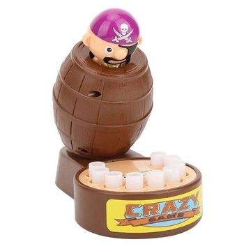 Настольная игра Пират в Бочке от 3 лет, коробка 21x9x17 см