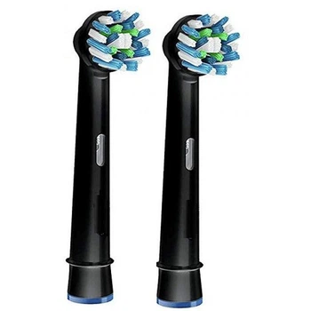Насадки совместимая с электрической зубной щёткой ORAL-B Cross Action Черный 2 шт