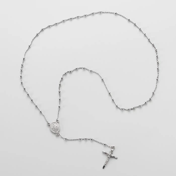 Серебряная четка (AF 628) 58 см