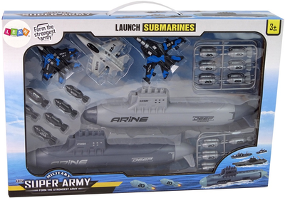 Набір іграшок LEAN Toys Військово-морський флот Підводні човни + Аксесуари 13353 (5905323215559)
