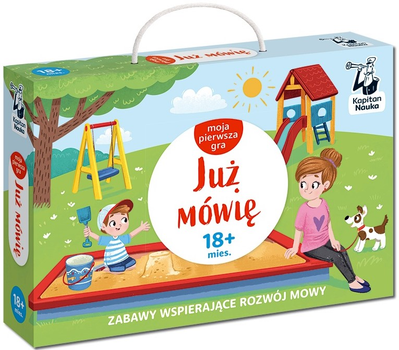 Gra planszowa Kapitan Nauka Edgard Moja pierwsza gra Już mówię (5904905917164)