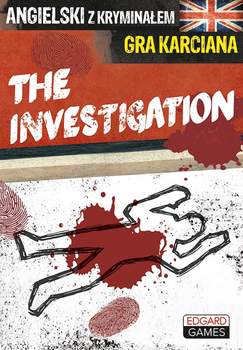 Настільна гра Edgard Games Англійська з криміналом The Investigation (5903699821039)