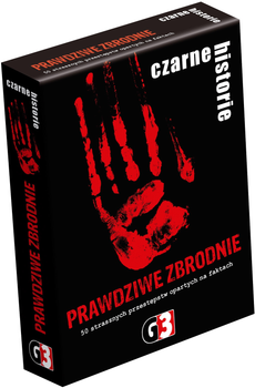 Gra planszowa G3 Czarne historie: Prawdziwe zbrodnie (5904413301905)