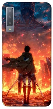 TPU чохол Demsky Attack on titan eren для Samsung A750 Galaxy A7 (2018)
