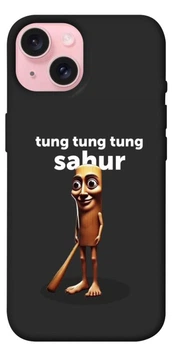 TPU чохол Demsky Tung Tung Tung Sahur Tamburo для Apple iPhone 15 (6.1")