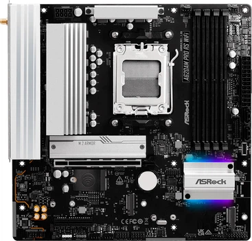 Материнська плата ASRock A620AM PRO RS Wi-Fi (sAM5, AMD A620A, PCI-Ex16)