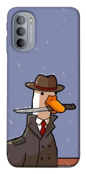 TPU чохол Demsky Goose with knife для Motorola Moto G31