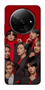 TPU чохол Demsky BTS in red для Xiaomi Redmi A3