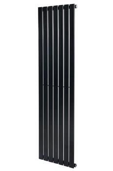 Дизайнерский вертикальный радиатор отопления ARTTIDESIGN Livorno 7/2200/476/50 чёрный матовый LV.7.220.47.5.B