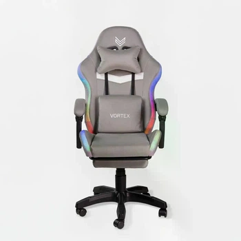 Геймерское кресло Virgo X28 Vortex LED с подставкой для ног и эргономичной поддержкой
