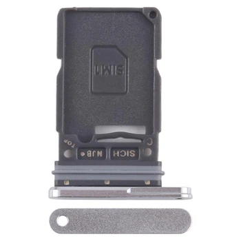 Держатель Sim-карты Samsung S938 Galaxy S25 Ultra серебристый на две Sim-карты High Copy