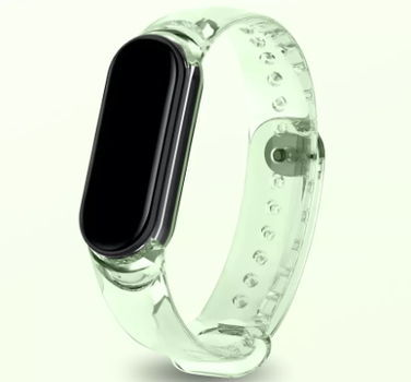 Силіконовий ремінець для браслета Xiaomi Mi Band 8/9, Зелений