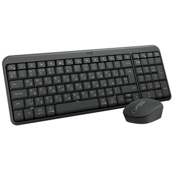 Комплект (клавіатура, миша) бездротовий Logitech MK250 Graphite (920-013823) ( Сірий ) ( 21723 )