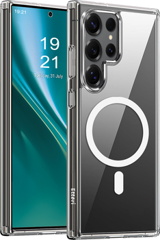 Панель Etteri Hybrid Mag для Samsung Galaxy S25 Ultra Transparent (5907504513249)