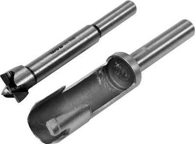 Wiertła do drewna korona i frez YATO Ø 25 mm 110/90 mm korona/frez 2 szt YT-33832 (5906083058073)