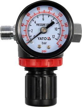 Регулятор тиску з манометром YATO 1/4" P= 1.2 МПа (YT-2381)