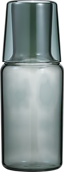 Karafka Hario Colors Night Carafe szara 600 ml + szklanka 280 ml (4977642800335)