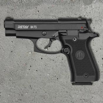 Стартовий пістолет Retay 84FS black (Beretta M84 FS)