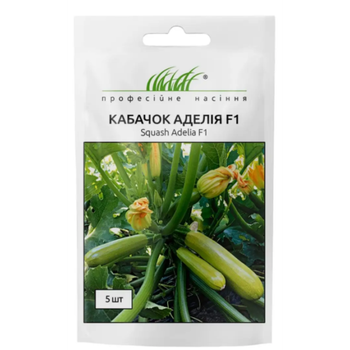 Кабачки Аделия F1 салатовый, 5 шт Enza Zaden