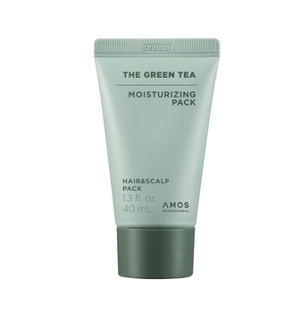Мініатюра маски для волосся, що зволожує, Amos Professional The Green Tea Moisturizing Pack, 40 мл