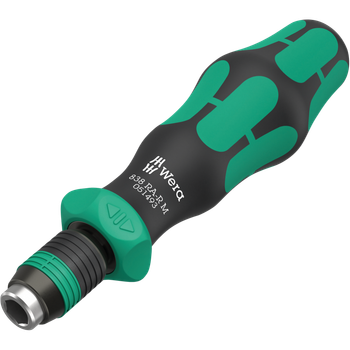 Отвертка-битодержатель с трещеткой Wera 838 RA-R M 1/4" с магнитом (05051493001)