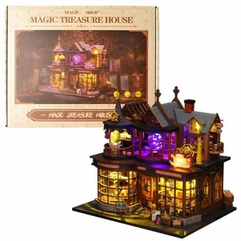 Миниатюрный город DIY House Magic Treasure House конструктор румбокс для сборки