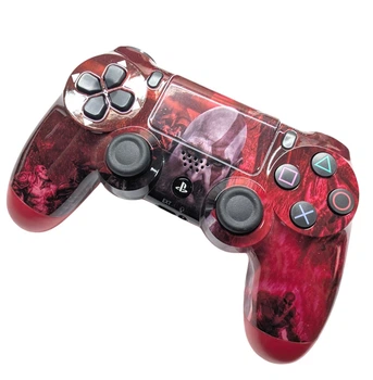 Бездротовий геймпад PlayStation Dualshock 4 v2 для PS4 God of War red