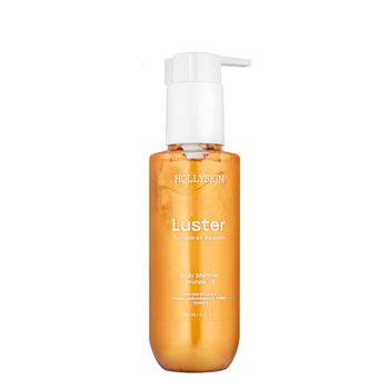Шимер для тела Hollyskin Luster Body Bronze с маслом авокадо и скваланом бронзовый, 150 мл