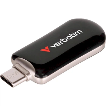Флешка USB Type-C Verbatim 512GB Plectra Black (30227)
