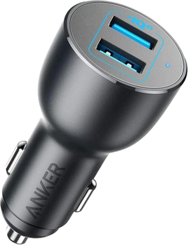 Ładowarka samochodowa Anker PowerDrive III 36W 2xUSB Black (194644085926)
