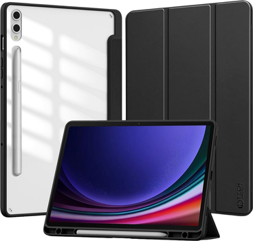 Чохол-книжка Tech-Protect SmartCase Pen Hybrid для Samsung Galaxy Tab S10+ / Tab S9+ Black (9319456604122)