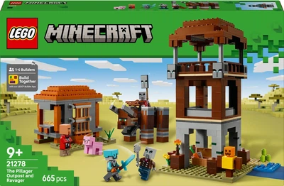 Конструктор LEGO Minecraft Схованка розбійників та руйнівників 665