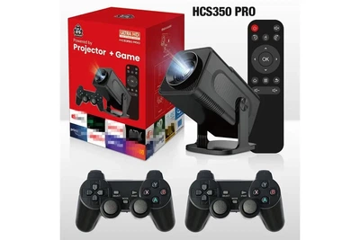 Проектор HCS350 PRO Android 11 з іграми та джойстиками, Full HD, Wi-Fi, Bluetooth