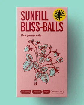 Конфеты SunFill Клубника+чиа, 135 г