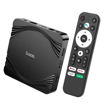 Android TV приставка Hoco DQ10 Navio WiFi HD TV box Black