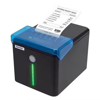 Чековый POS-принтер Xprinter XP-Q80K USB+LAN с защищенным корпусом от воды и пыли Черный (JDT-0848027)