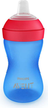 Kubek niekapek Philips AVENT z miękkim ustnikiem 9m+ 300 ml Niebieski SCF802/01 (8710103826286)