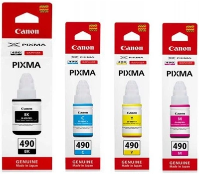 Набір чорнил Canon GI-490 3 шт х 70 мл 1 шт х 135 мл (SET490C)