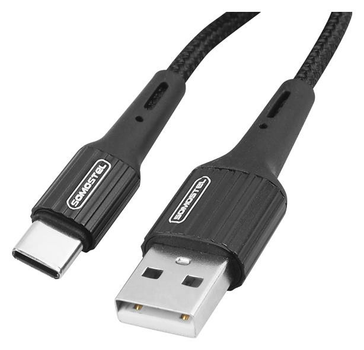 Kabel Somostel USB-A - USB-C QC 3.0 1.0m Black (5902012966747)