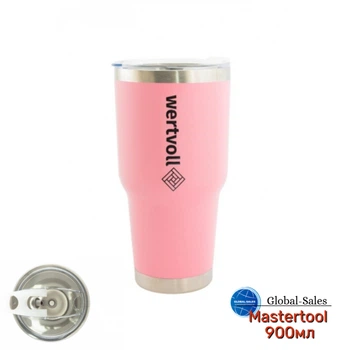 Термокружка Mastertool 900мл Yummy розовая (RX-7002PK)