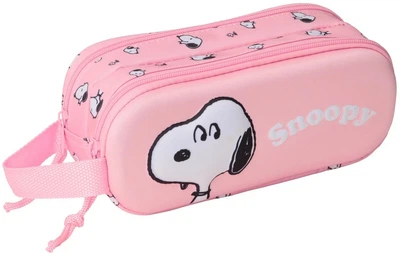 Пенал Safta Snoopy 2 отделения Светло-розовый (822544512)