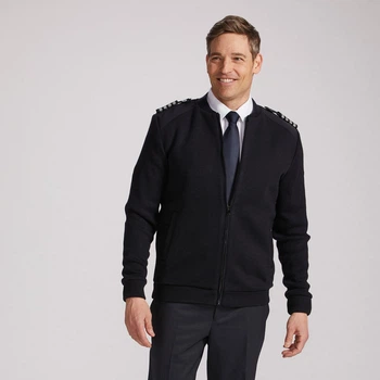 Куртка - светр A Cut Above Uniforms Krete Синя Розмір XL