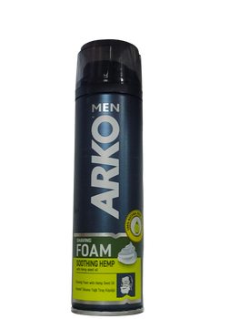 Пена для бритья ARKO мужская с Маслом семян конопли 200мл