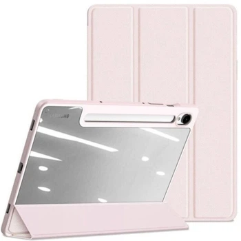Чохол - книжка Glass Magnet Flip Cover для Samsung Tab S10 FE+ pink