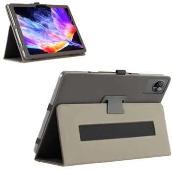 Чехол - книжка Textile Leather Case with Stand для Blackview Oscal Pad 90, Black