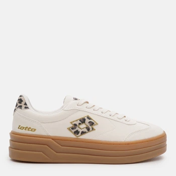 Жіночі кеди низькі Lotto Stacky An 2400483W 36 23 см Offwhite/Leo (4068577074349)