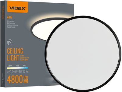 Потолочный светильник VIDEX VL-DL5R-44CB Black